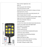 15000LM Solar Street Light Motion Sensor LED Solar Flood Lights Dusk to Dawn Outdoor IP66 Waterproof LED Security Lamp For Yard