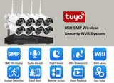 5MP Wireless Camera System 8CH Wifi NVR Kit Outdoor Waterproof IP Security Camera Set 4CH CCTV Video Surveillance Kit