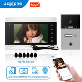 JeaTone Video Intercom  for Home 960P Wired Video Doorbell   Smart WIFI Video Intercom Support Remote Unlock Door Release Tuya