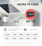 5MP 4G SIM Card Security Floodlight IP Camera Wireless 1080P Outdoor PTZ CCTV Surveillance Cam 40W 20A Battery Solar Panel CamHi