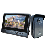 7 Inch Wireless Video Intercom in Private House Punch-Free Interphone Doorbell Video Entry Phone Intercoms for the Apartment