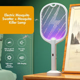 3 In 1 Electric Mosquito Swatter Mosquito Killer Lamp Killer Insect Killer 3000V Type-C Rechargeable Mosquito Killer Fly Killer
