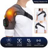 Electric Shoulder Massager Heating Vibration Massage Support Belt Knee Arthritis Pain Relief Thermal Physiotherapy Brace