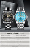 Top Brand Exclusive Design Men&#39;s Quartz Watch Stainless Steel Waterproof Luminous Date Calendar Watch for Man 2023 Trend