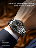 Top Brand Exclusive Design Men&#39;s Quartz Watch Stainless Steel Waterproof Luminous Date Calendar Watch for Man 2023 Trend