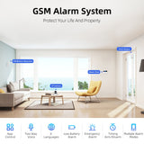 Smart Home GSM Security Alarms For Home WIFI Wireless Home Alarm For Garage Residential House Security Alarms Support Alexa