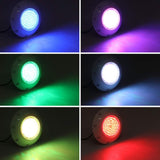 48W IP68 Waterproof LED Swimming Pool Lights Wall-Mounted Underwater Light AC12V Color Changing RGB Lamp with Remote Control
