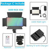 RGB Photo Light LED Photo Studio Light Camera Phone Video Recroding RGB Panel Lamp LED Vdieo Light for YOUTUBE Tiktok LIVE