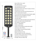 Motion Sensor Outdoor Solar Lamp Waterproof Wall LED Lamp with 3 Lighting Mode Solar Powered Lights for Garden Patio