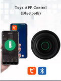 Round Knob Tuya Bluetooth Smart Lock Easy Install Cylindrical Electronic Digital Biometric Fingerprint Lock for Smart Home