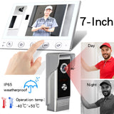 Anjielosmart Videophone Home Video Intercom Apartment Doorbell Camera Electronic Doorman Residential Interphone Private House