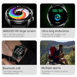 2022 NFC Smart Watch Men AMOLED 360*360 HD Screen Always Display The Time Bluetooth Call Waterproof Smartwatch Women For Xiaomi