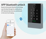 TTLOCK QR Code Access Control Reader 13.56Mhz Rfid IP67 Waterproof Keypad QRcode Scanner K3Q +G2 Hub Work with Alexa Google Home
