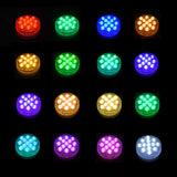 USB Rechargeable Submersible Swimming Pool Light RGB Led Night Light with Suction Cup RF Control Outdoor Garden Underwater Lamp