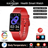 2023New Non-invasive Blood Glucose ECG Smart Watch Heart Rate 24-hour Automatic Health Monitoring Fitness Bracelet For Men Women