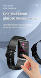 2023New Non-invasive Blood Glucose ECG Smart Watch Heart Rate 24-hour Automatic Health Monitoring Fitness Bracelet For Men Women