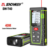 SNDWAY Laser Range Finder Laser Rangefinder Laser Distance Meter Digital Measuring Device Tool Electronic Tape Laser Trena TG MT