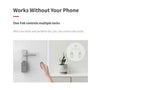 Bluetooth-compatible smart door lock can smart key/password /APP unlock with Tuya smart or smart life APP Electronic Lock