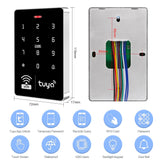 WiFi Door Access Control Keypad IP68 Waterproof RFID Keyboard Controller Reader Touch Door Opener APP Remote Unlock WG26/34