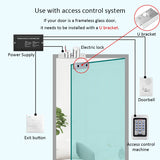 DC 12V Mini Electric Bolt Lock Fail Safe Stainless Steel Solenoid Electric Door Lock 5 Wires Feedback Lock Easy to Install