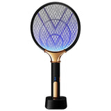 3000V Mosquito Killer Swatter 2 In 1 Purple Light Trap USB Rechargeable Electric Shock Bug Zapper Flies Summer Fly Swatters