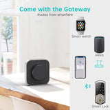 Hornbill Electronic WiFi Smart Door Lock With Gateway Remote Unlock Bluetooth Password Keyless Entry Locks For TTlock Home Safe