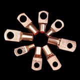260/240/60CPS Assortment Car Auto Copper Ring Terminal Wire Crimp Connector Bare Cable Battery Terminals Soldered Connectors Kit
