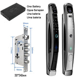 Wifi Tuya APP Face Recognition Smart Door Lock With Camera Video Call Voice Intercom Digital Door Lock Automatic Door Lock