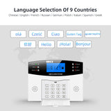 Smart Home GSM Security Alarms For Home WIFI Wireless Home Alarm For Garage Residential House Security Alarms Support Alexa
