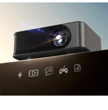MINI Projector Portable A30 Upgrade 3D LED Home Theater Cinema Gamer Beamer 1080P 4K Video Via HD Port Laser Smart TV