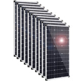 1600w 1000w 600w 450w 300w solar panels 12v battery charger kit photovoltaic panel system for balcony home car boat camper roof