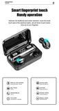 TWS Bluetooth Earphones Wireless Headphones With Mic Earbuds HiFi Stereo Sports Waterproof Headsets For Smart phone