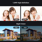 Jeatone Wireless Video Intercom For Home 7&quot; Touch Screen Intercom In Private House Monitor 720P Doorbell Camera With Fingerprint