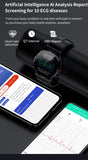 2023 ECG Smart Watch Men Laser Treatment Body Temperature Heart Rate Blood Pressure Monitor IP68 Waterproof Smartwatch For Women