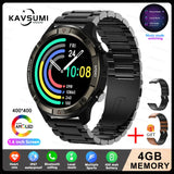 2023 4G RAM 1.60&quot; New Smart Watch Men Display Voice Calling Sport Watches Local Music Playback IP67 Waterproof Clock For Xiaomi