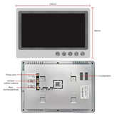 AnjielaSmart  Apartment intercom 9&#39;&#39; Monitor Video Intercom with 2 / 3 / 4 / 6 / 8 Units Video Door Phone RFID Camera Video bell