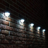 10Pack LED Solar Light Outdoor Wall Lamps Energy Garden Lamps Waterproof Solar Fence Lamp Christmas Decoration Festoon Led Light
