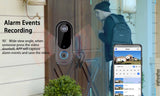 Smart Home Security doorbell camera WiFi Video Intercom Door bell Camera Outdoor Wireless WiFi Doorbell 2-Way Audio Night Vision