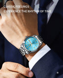 Top Brand Exclusive Design Men&#39;s Quartz Watch Stainless Steel Waterproof Luminous Date Calendar Watch for Man 2023 Trend