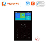 Smart Home Alarm System Wireless Home Alarm Support Alexa &amp; Google Home With Temperature Humidity Display Security Alarms