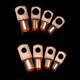 260/240/60CPS Assortment Car Auto Copper Ring Terminal Wire Crimp Connector Bare Cable Battery Terminals Soldered Connectors Kit