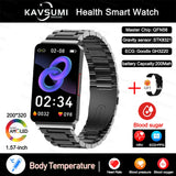 2023New Non-invasive Blood Glucose ECG Smart Watch Heart Rate 24-hour Automatic Health Monitoring Fitness Bracelet For Men Women