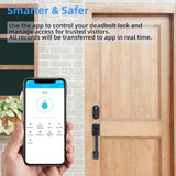 Wifi Fingerprint Smart Door Lock Biometric Keyless Entry Front Lock Remote Control Keypad Electronic Deadbolt Lock Home