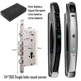 Wifi Tuya APP Face Recognition Smart Door Lock With Camera Video Call Voice Intercom Digital Door Lock Automatic Door Lock