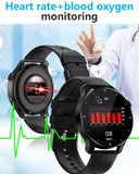 2023 New Smart Watch Men Health Heart Rate Blood Pressure Fitness Sport Watch IP68 Waterproof SmartWatch For Men HUAWEI IOS+Box