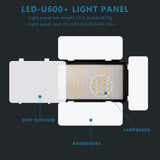RGB Photo Light LED Photo Studio Light Camera Phone Video Recroding RGB Panel Lamp LED Vdieo Light for YOUTUBE Tiktok LIVE