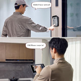7 Inch Wireless Video Intercom in Private House Punch-Free Interphone Doorbell Video Entry Phone Intercoms for the Apartment