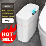 Hot Selling Kitchen Storage Box Trash Can Induction Small Car Box Automatic Smart Dustbin Smart Trash Bin