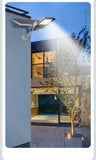 Super bright Split solar street light Waterproof LED Solar Street Light Backyard Street Lamps Security Flood Lighting wall lamp