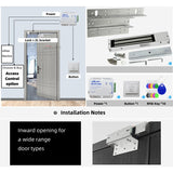 Access Control System Safe Electronic Gate Opener Home Garage Digital Set Eletric Magnetic RFID Smart Door Lock Kit